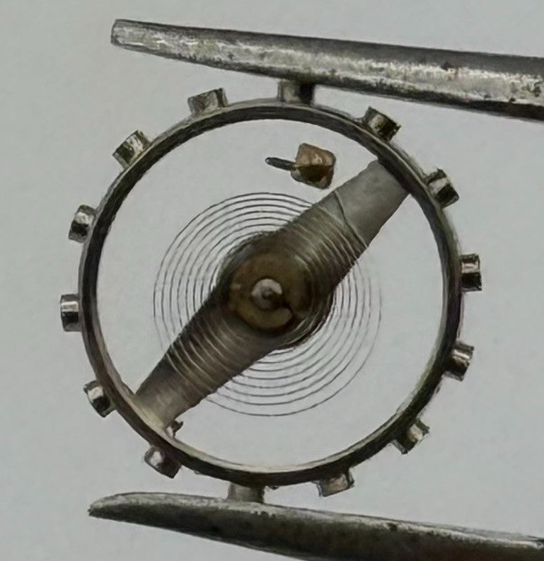 EB 1225 Balance Wheel Complete And Spring 5½’’’ 112 M Watch Movement Parts NOS