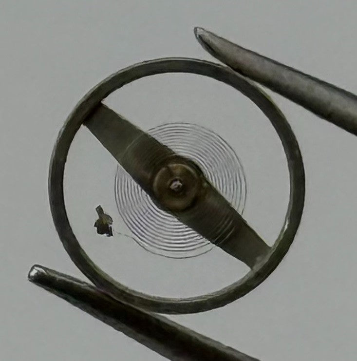 Kasper 1100 Balance Wheel Complete And Spring 5½’’’ 1651 Watch Movement Parts