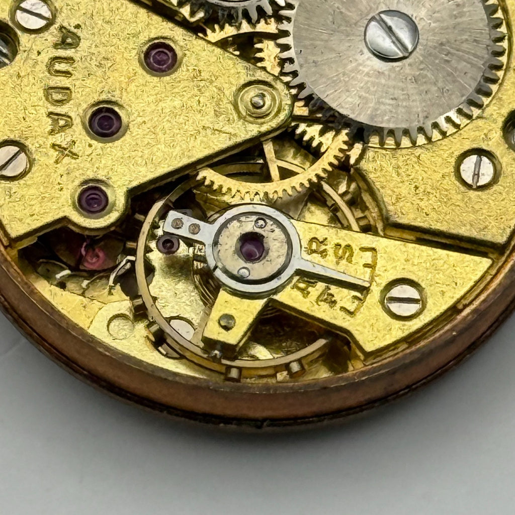 Audaux 180 Watch Movement - Running - For Parts / Repair - 25.6mm