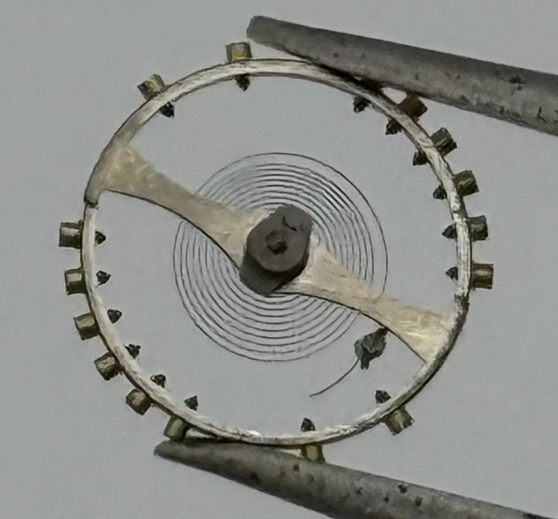 Cyma 814 Balance Wheel Complete And Spring 8¾’’’  98 Watch Movement Parts NOS