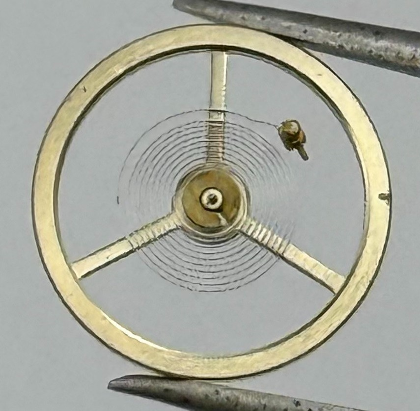 Ebosa 65 Balance Wheel Complete And Spring 12½’’’ 942 Watch Movement Parts NOS