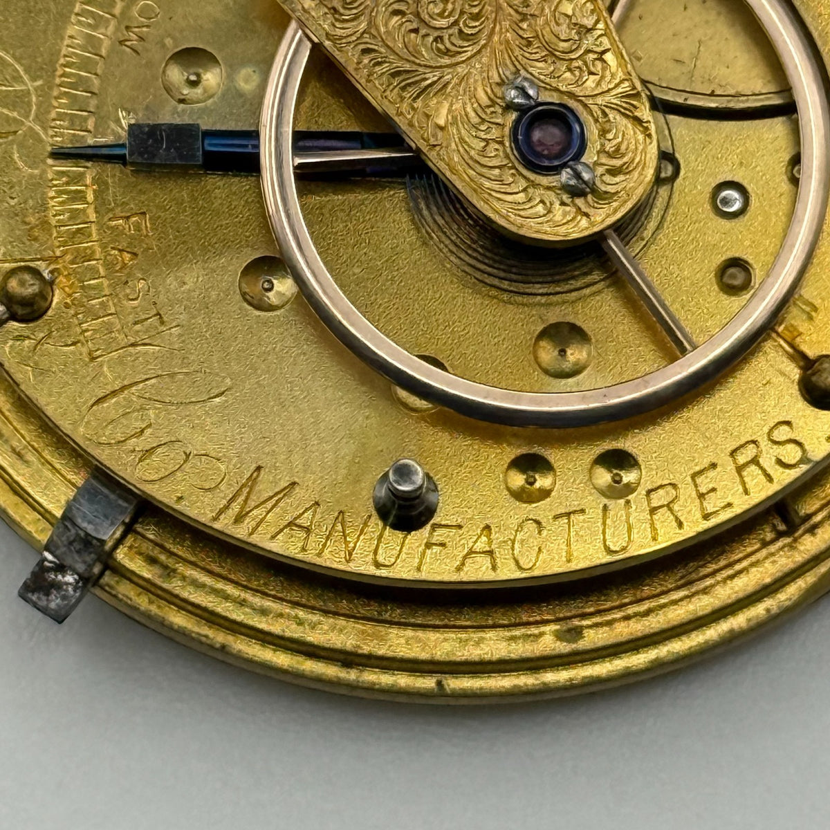 English Lever Pocket Watch Movement - James Reid & Co. Coventry - Parts / Repair