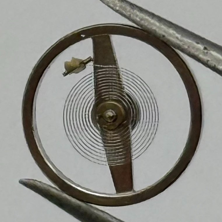 Oris 531/2 Balance Wheel Complete And Spring 8¾’’’ 4375 Watch Movement Parts NOS