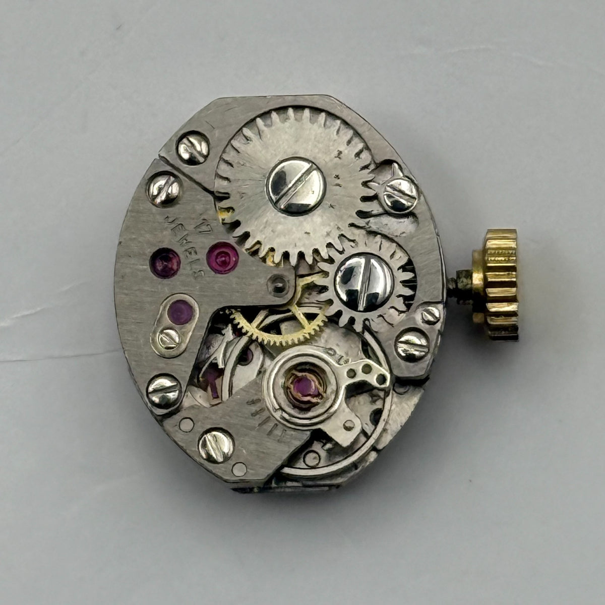 PUW 74 Watch Movement Stowa Swiss 17 Jewels Manual Wind Parts Repair 13.2mm