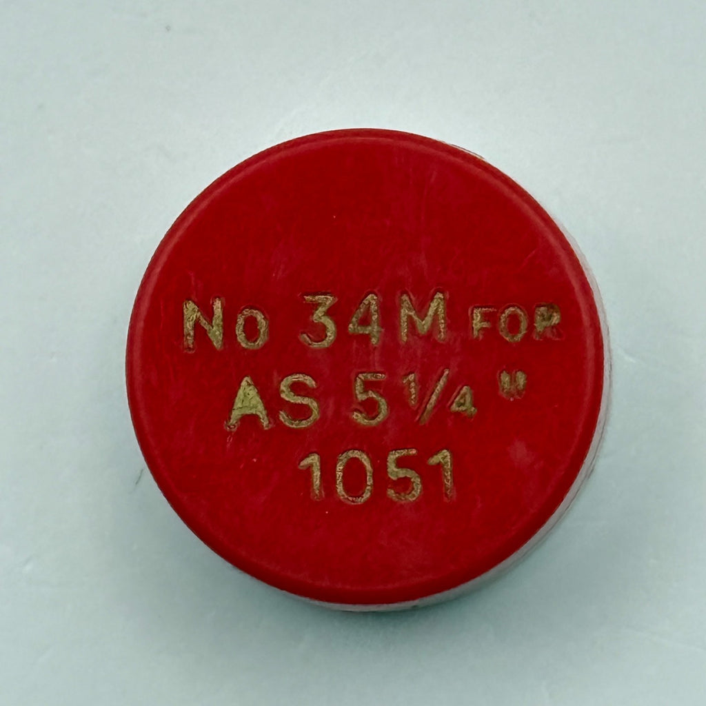 AS 1051 Balance Wheel Complete And Spring 5¼’’’ 34 M Watch Movement Parts NOS