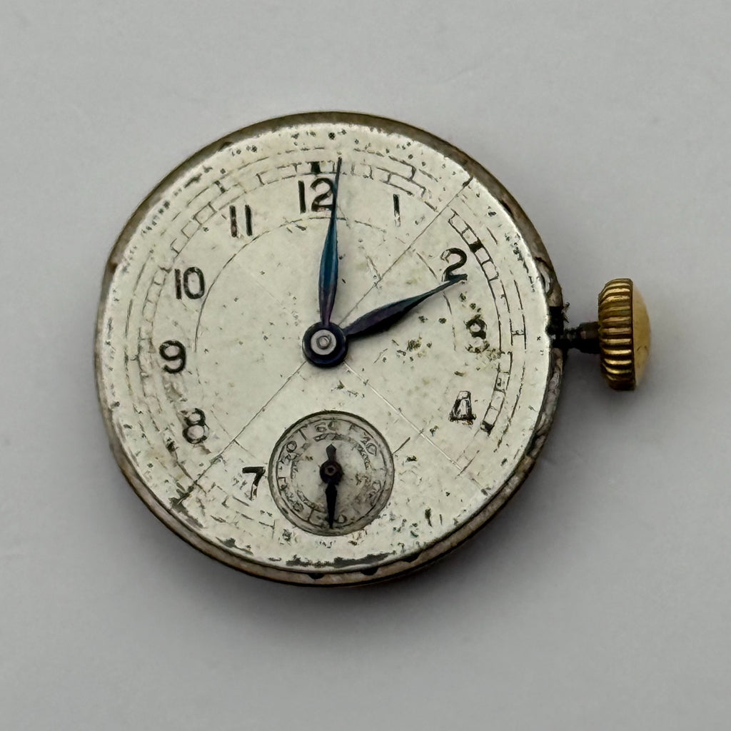 Peseux 60 Watch Movement Rotary 15 Jewels Swiss Manual Wind Parts Repair 18.6mm