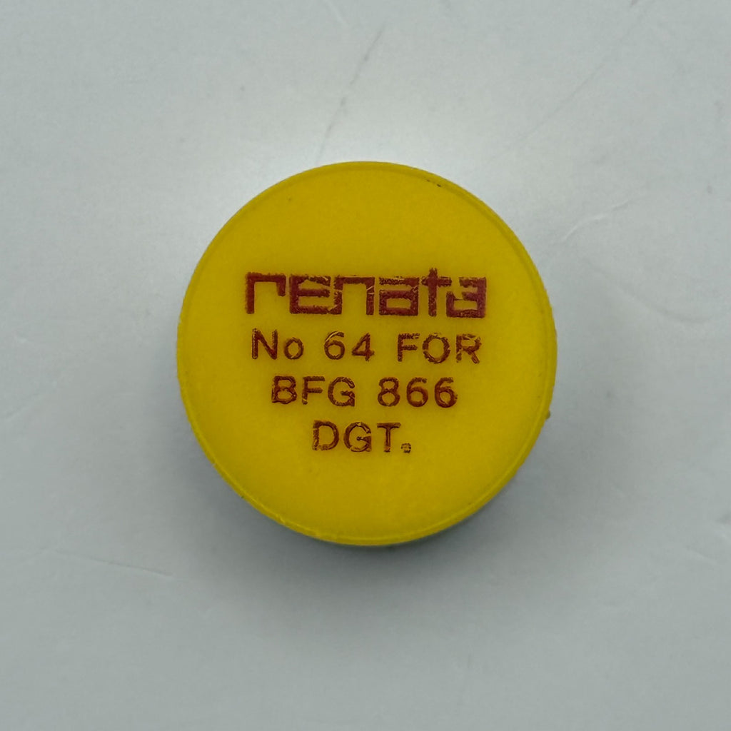 BFG 866 DGT Balance Wheel Complete And Spring Renata 64 Watch Movement Parts NOS
