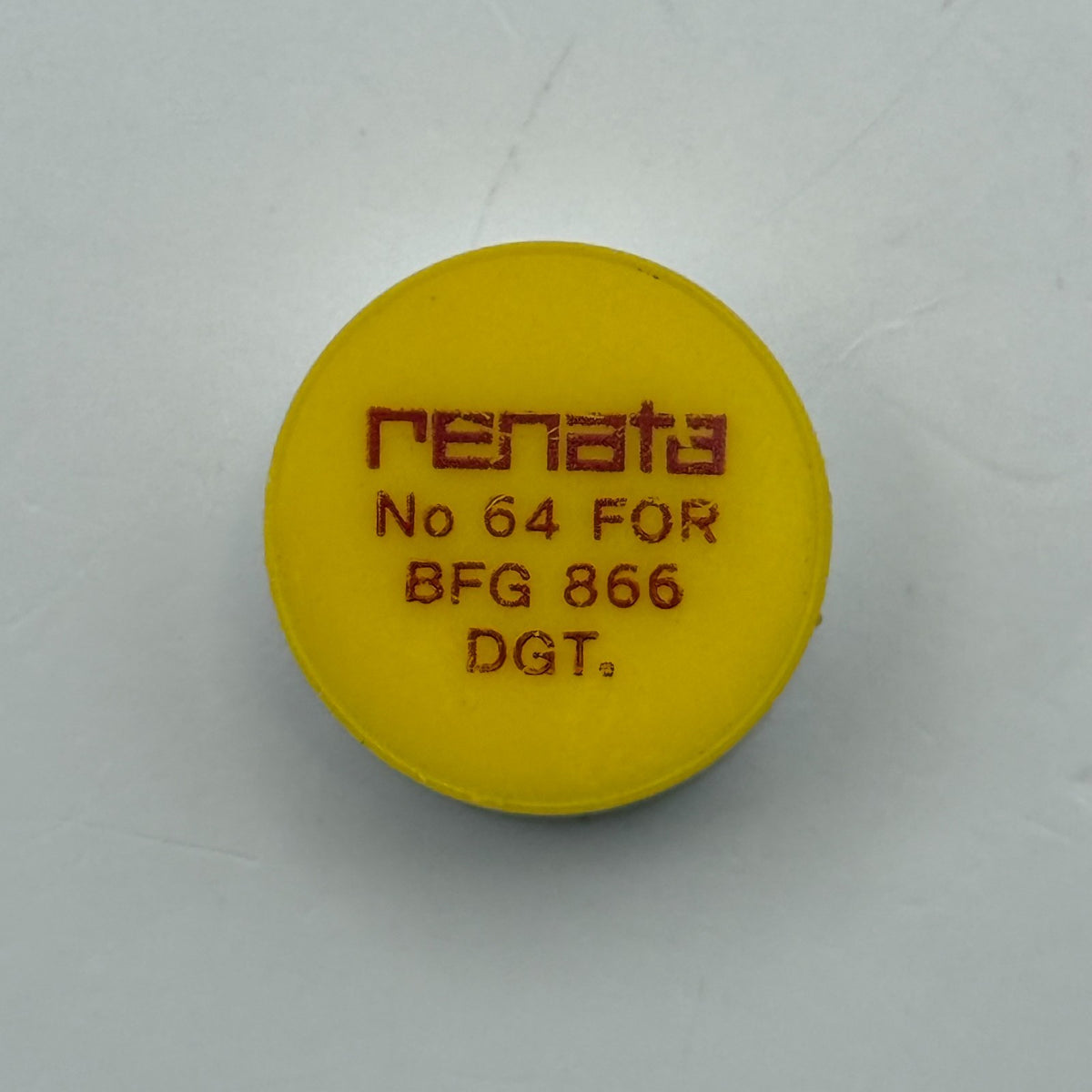 BFG 866 DGT Balance Wheel Complete And Spring Renata 64 Watch Movement Parts NOS