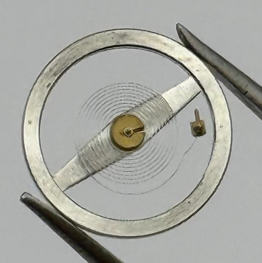 RL Rax 1013 1237 Balance Wheel Complete And Spring 1679 M Watch Movement Parts
