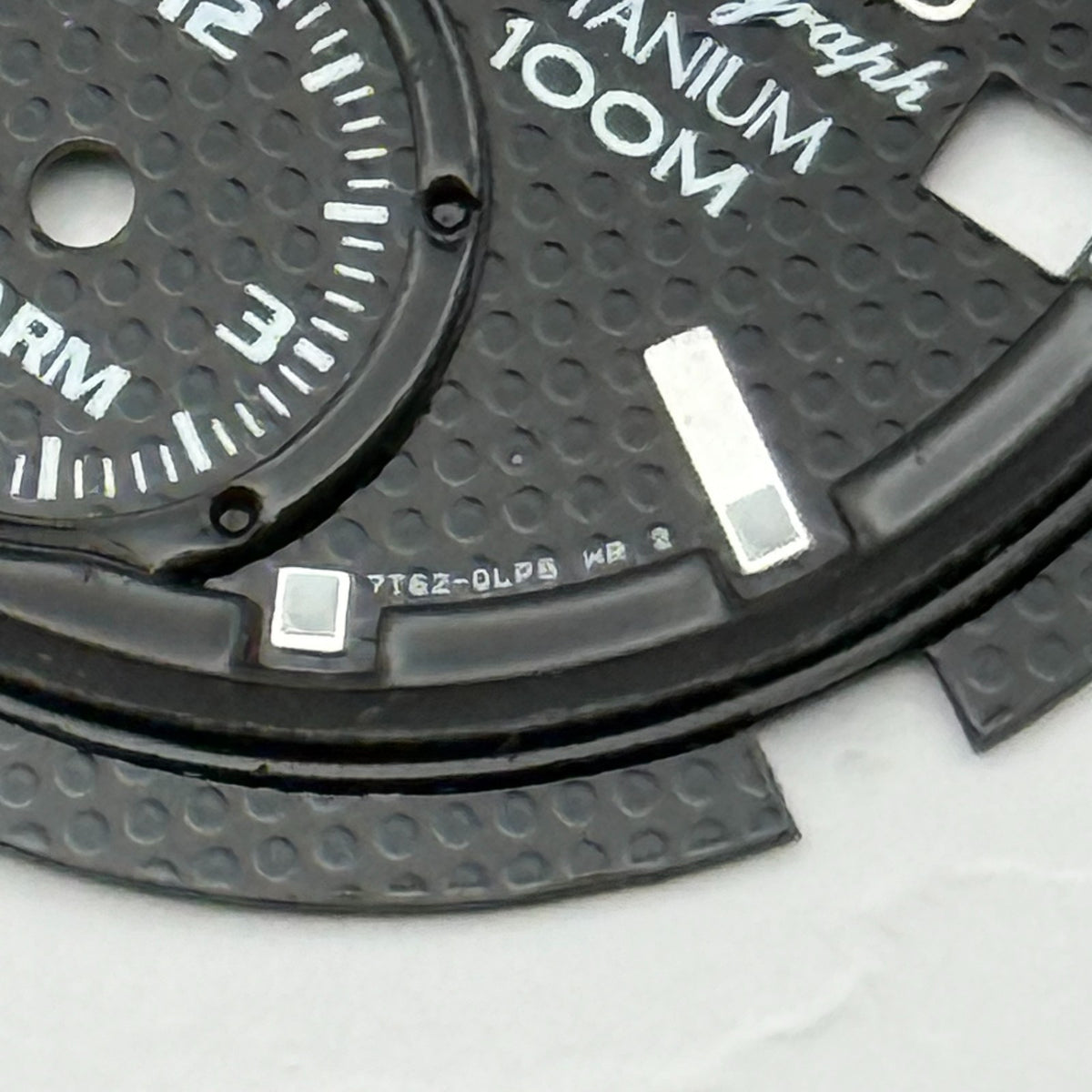 Seiko 7T62-0LP0 Watch Dial Chronograph Titanium 100M Spare Parts Repair 30.9mm