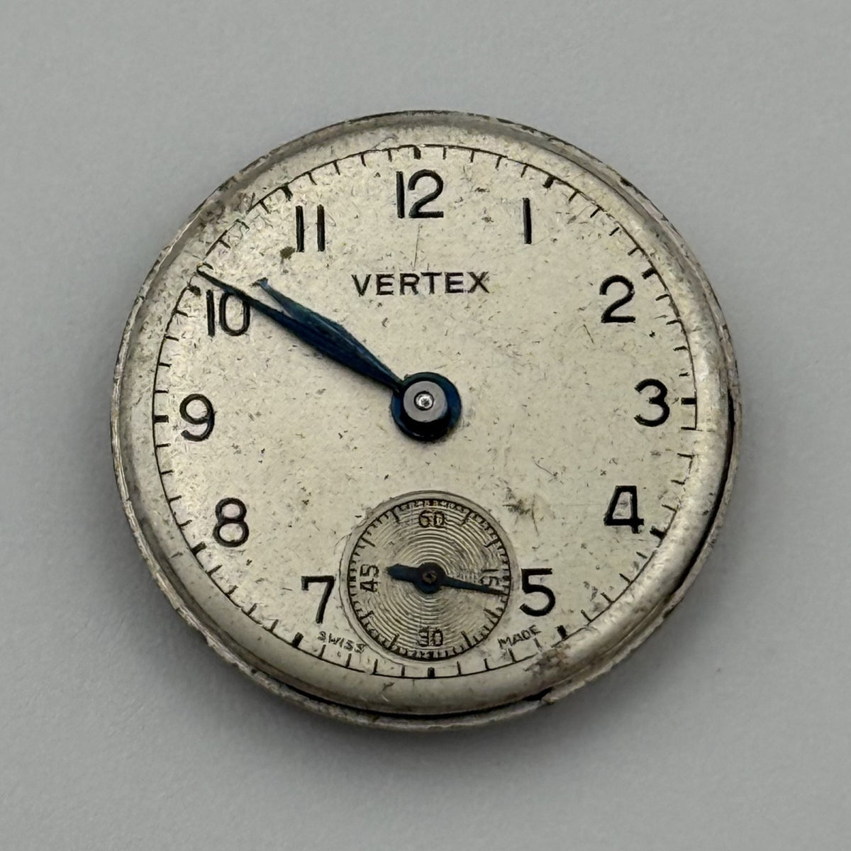 Vertex Revue 78 Watch Movement - Running - For Parts / Repair
