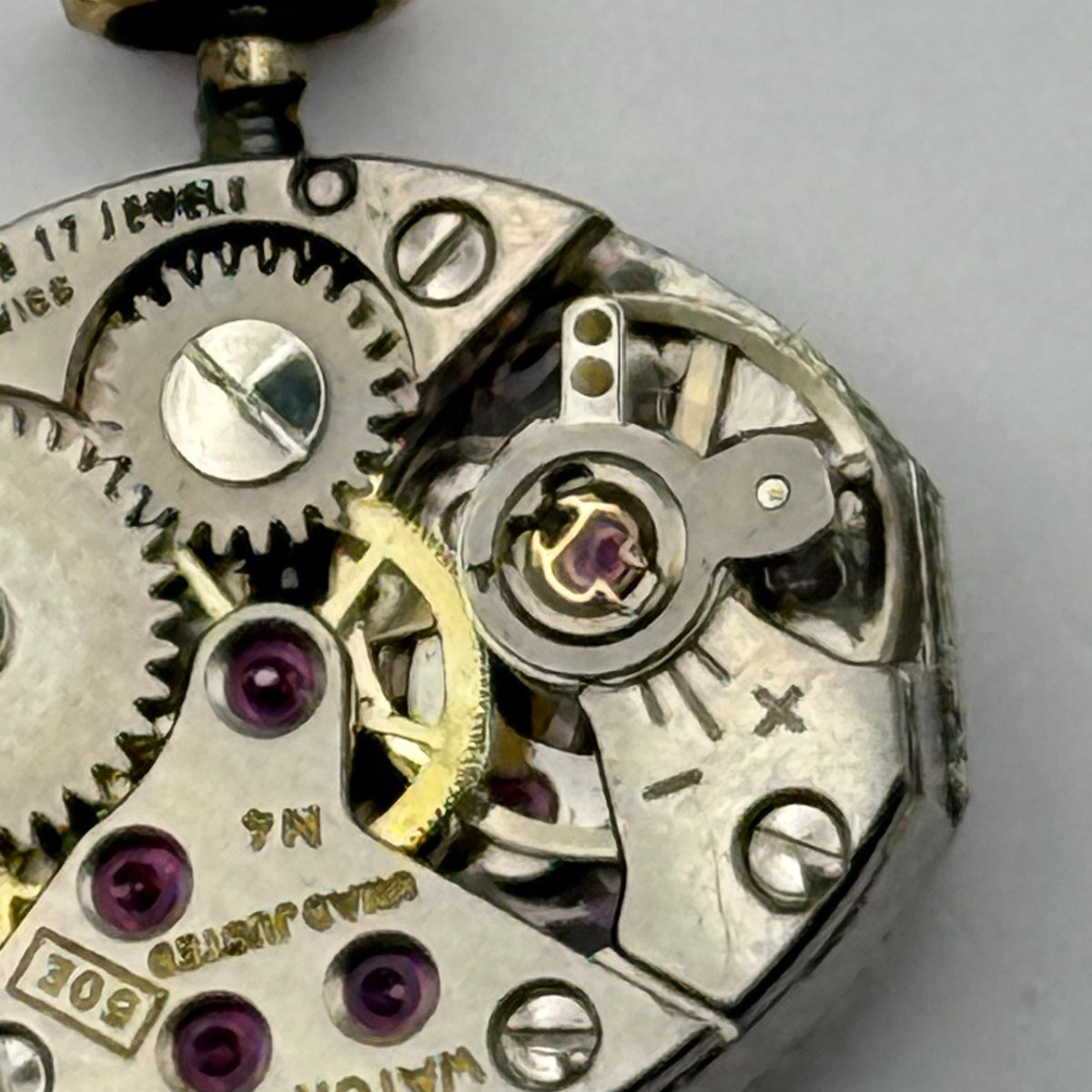 FEF 6630 Watch Movement Caravelle 17 Jewels Swiss Manual Wind Parts Repair 13mm