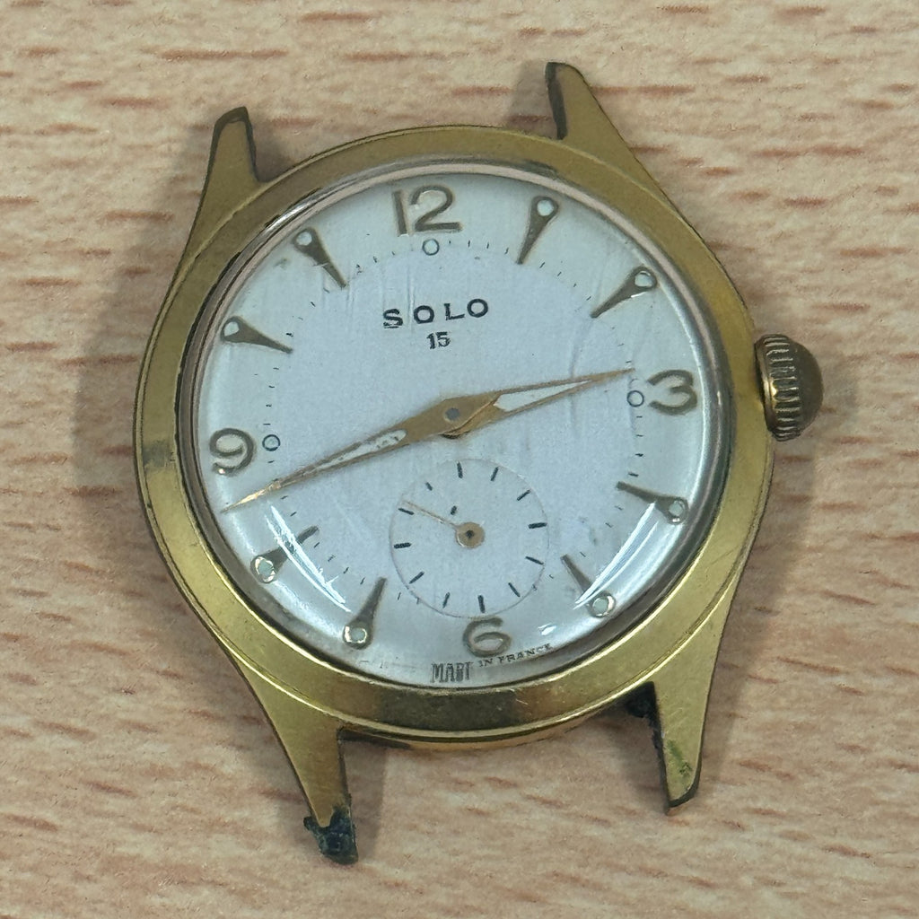 Solo Military Style Vintage Men's Watch - Made In France - Dustproof - Spares