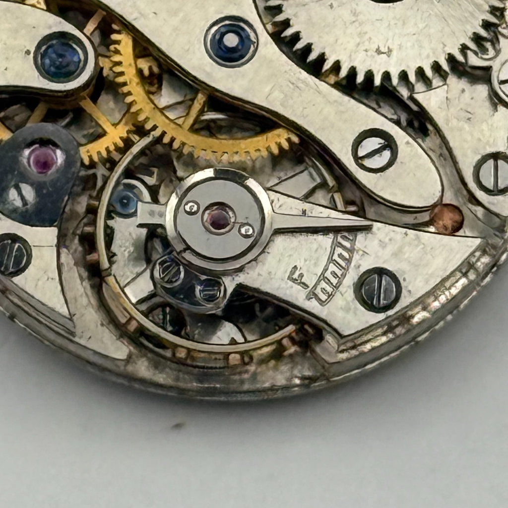Hamilton & Inches Edinburgh Watch Movement Blue Jewels Sub Seconds Parts 21.9mm