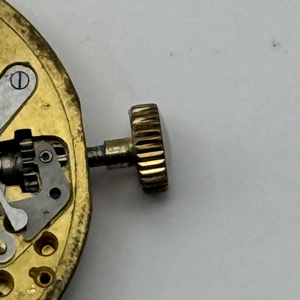 Unidentified Watch Movement Running 15 Jewels Swiss Manual Wind Parts 24.9mm