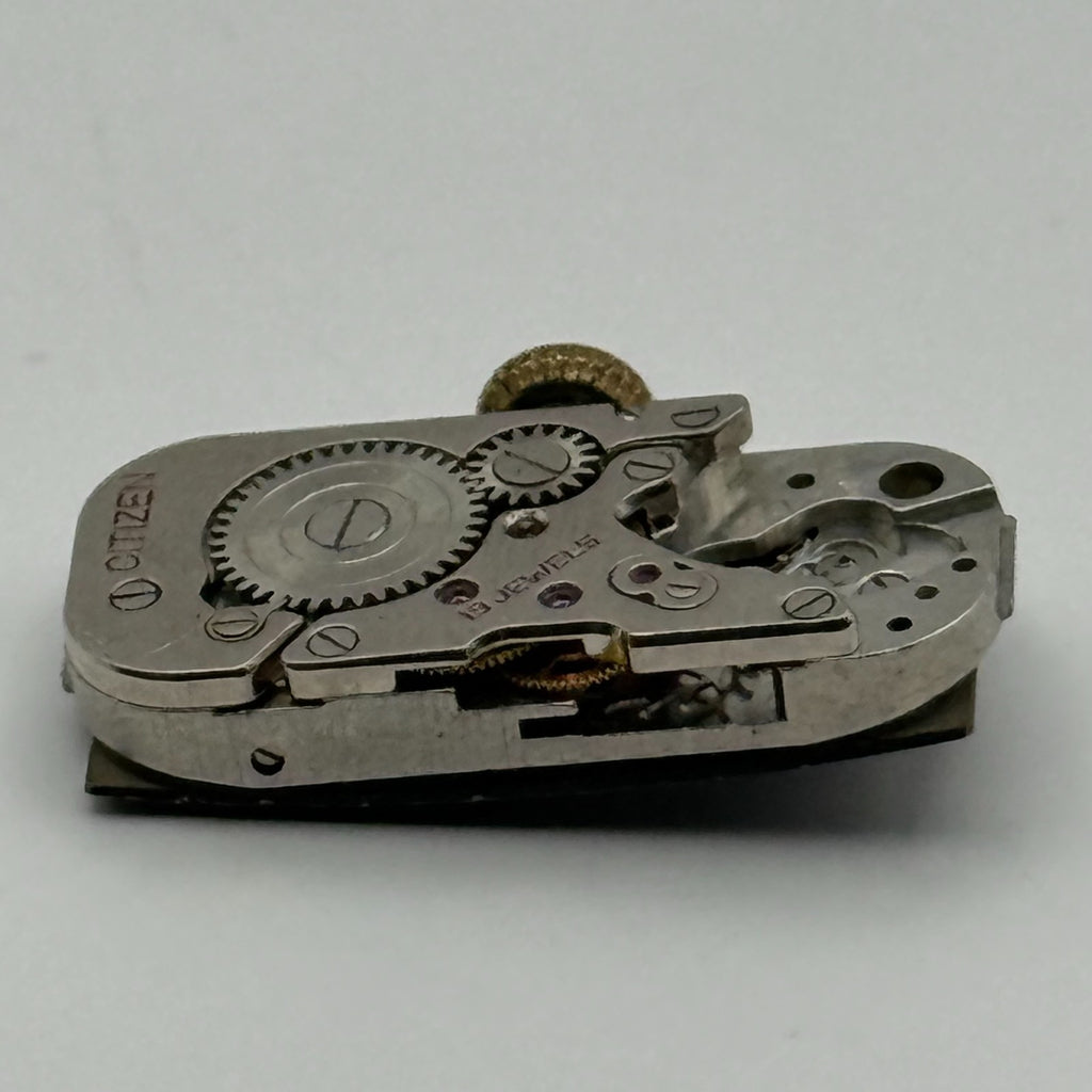 Citizen 9407 Parashock Baguette Watch Movement - For Parts / Repair - 10.2mm