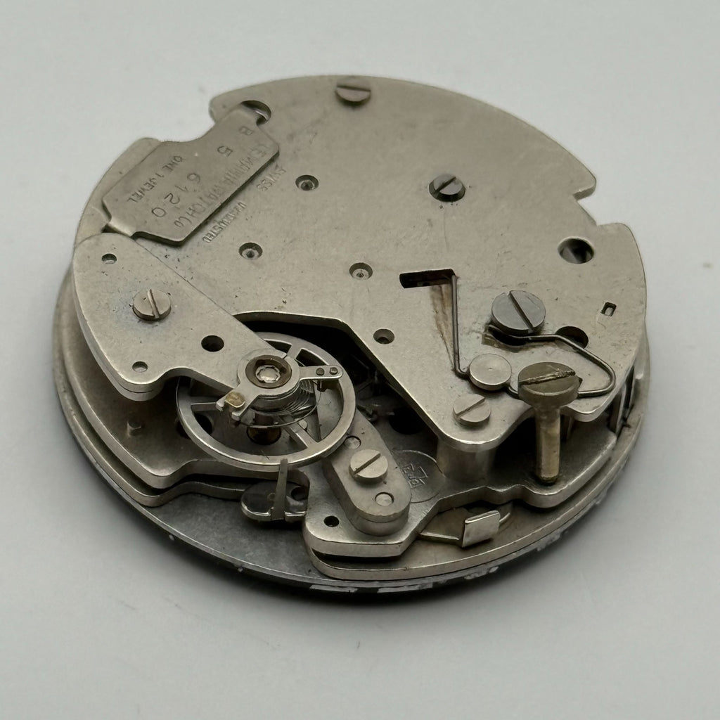 Lemania 1 ATU Watch Movement Yacht Timer Rare B5 6120 Stopwatch 1 Jewel Parts